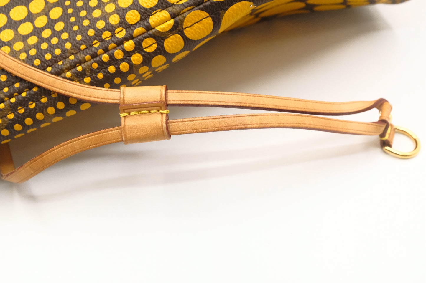 Louis Vuitton Yayoi Kusama Neverfull MM in Yellow Wave Monogram Canvas