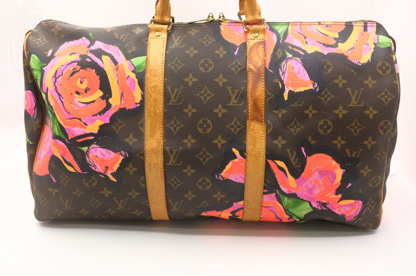 Louis Vuitton x Stephen Sprouse Keepall 50 in Roses Monogram Canvas