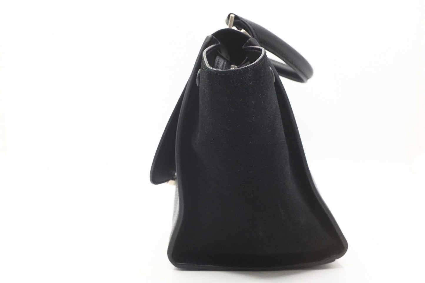 Celine Trapeze in Black Leather