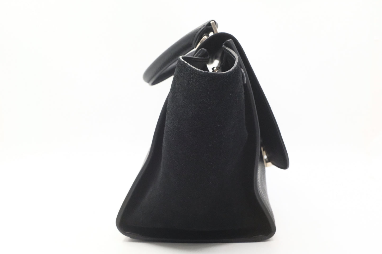 Celine Trapeze in Black Leather