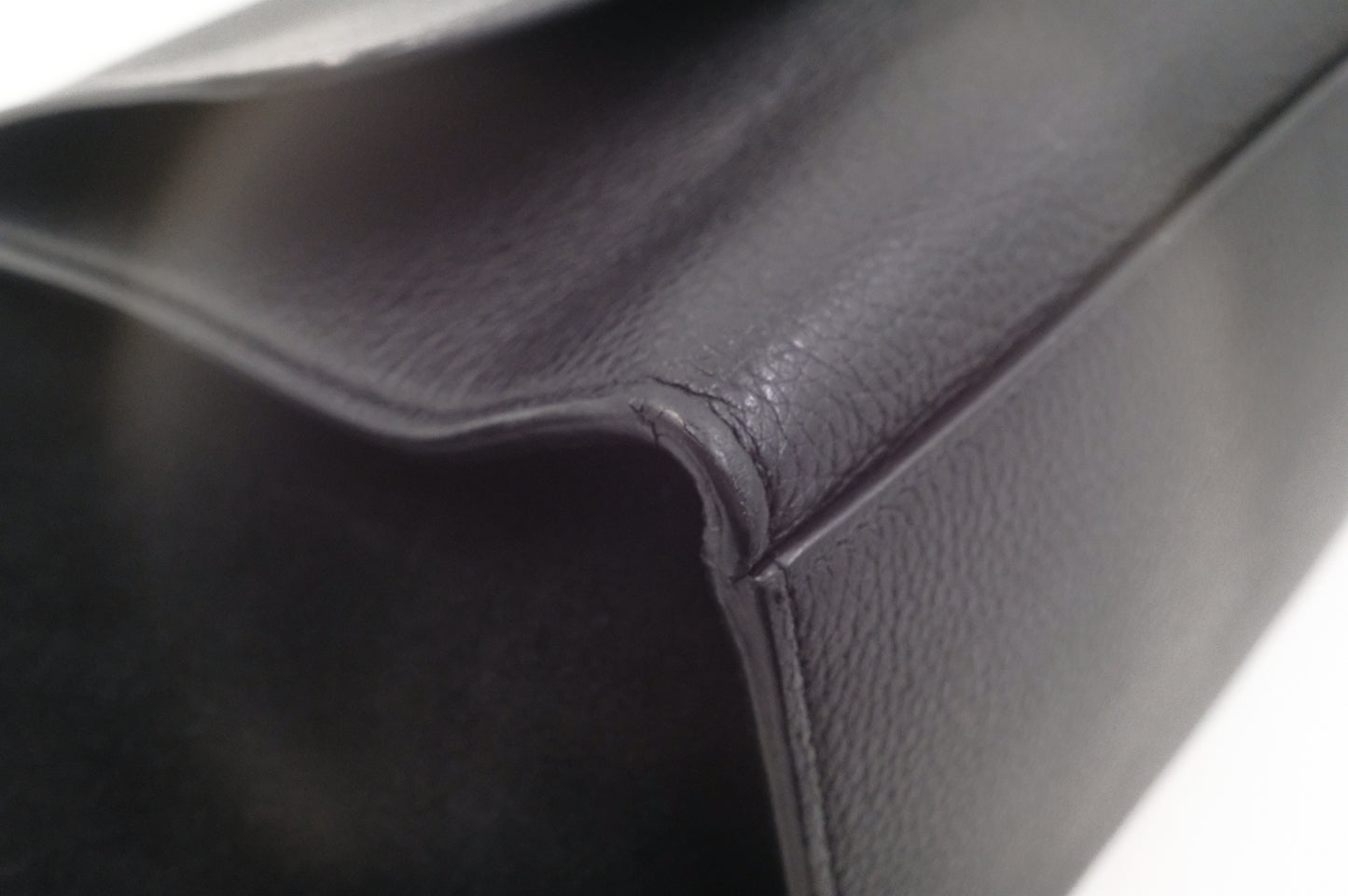 Celine Trapeze in Black Leather