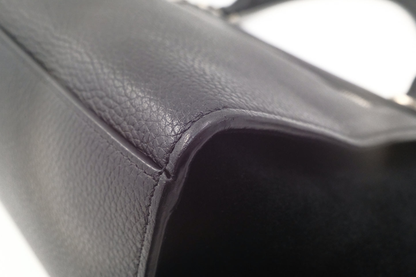 Celine Trapeze in Black Leather