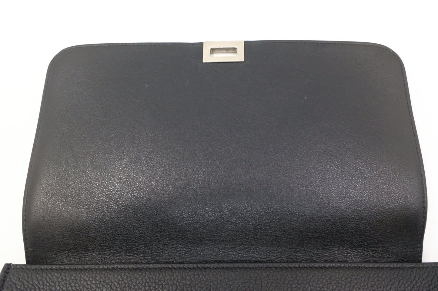 Celine Trapeze in Black Leather