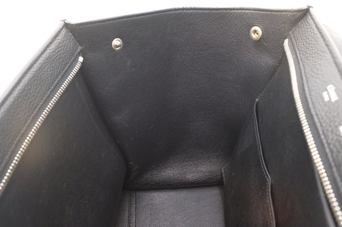 Celine Trapeze in Black Leather