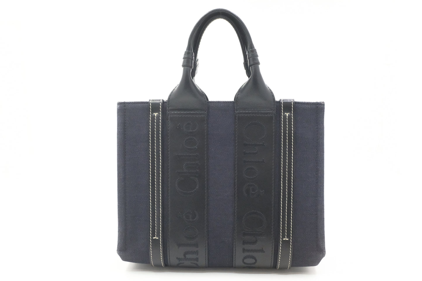 Chloe Woody in Navy Blue Canvas