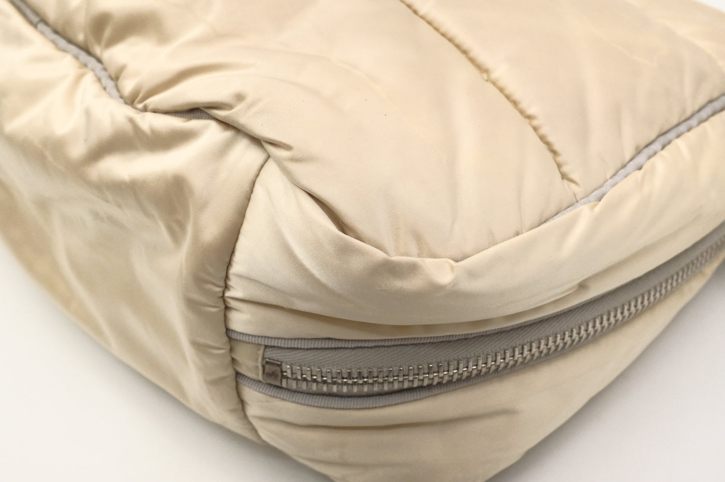 Chanel Sports Shoulder Bag in Beige Nylon Canvas