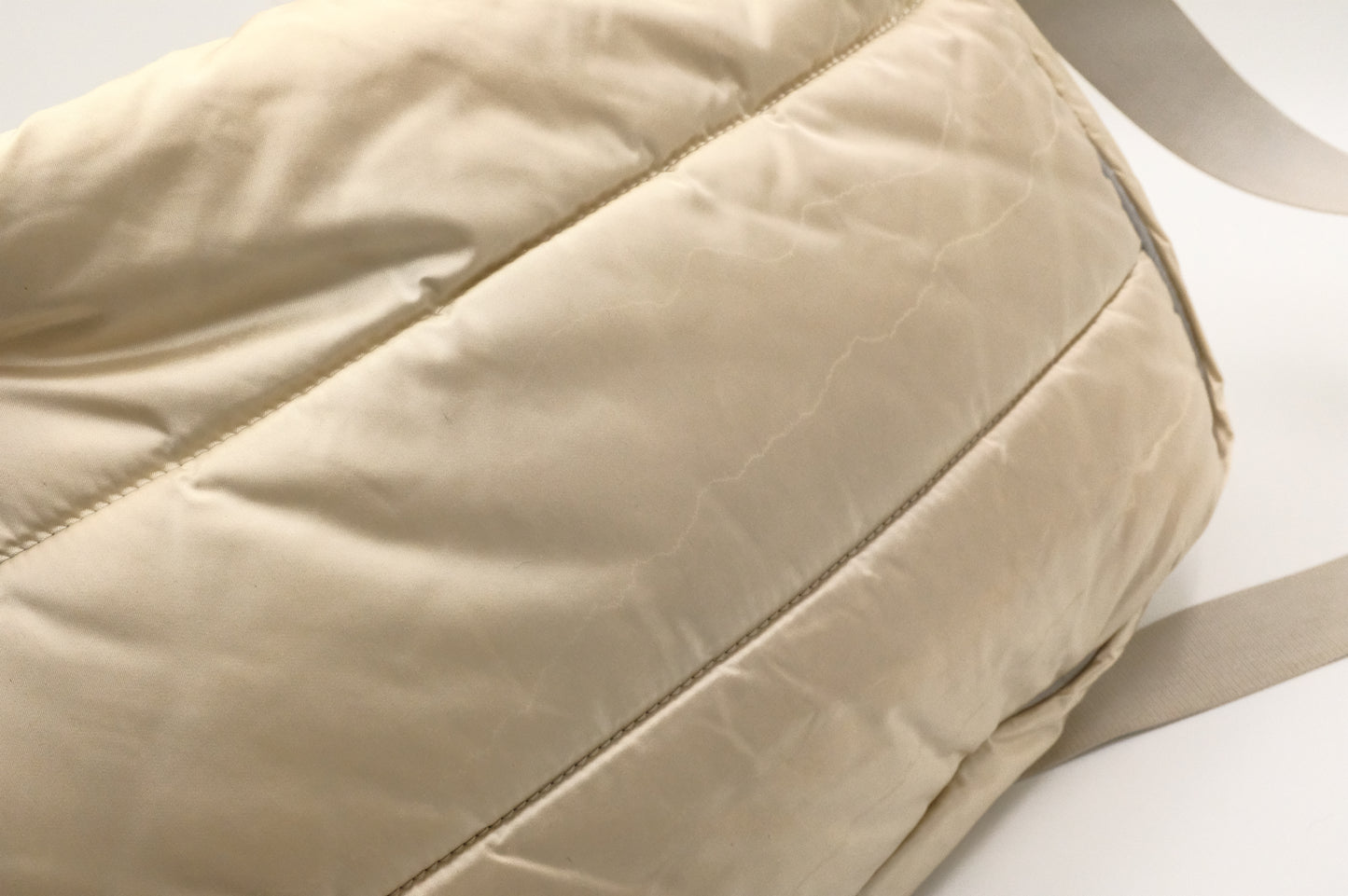 Chanel Sports Shoulder Bag in Beige Nylon Canvas