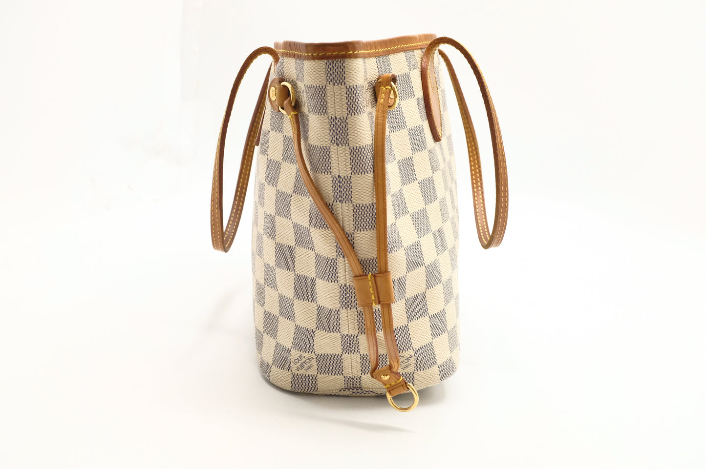 Louis Vuitton Neverfull PM in Damier Azur Canvas
