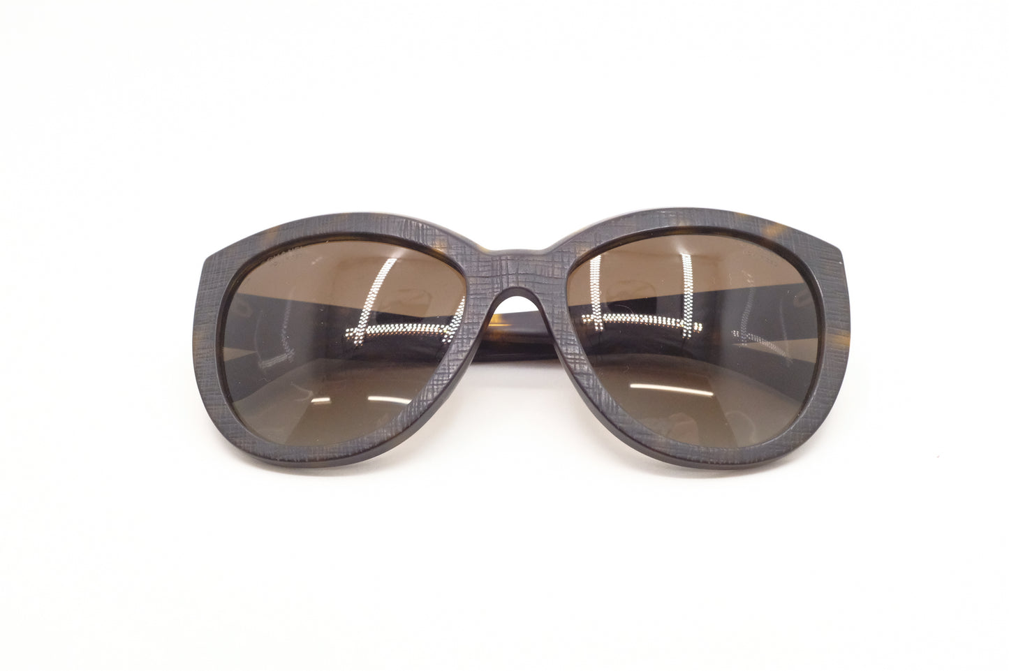 Chanel Sunglasses in Black Tortoise Shell PVC