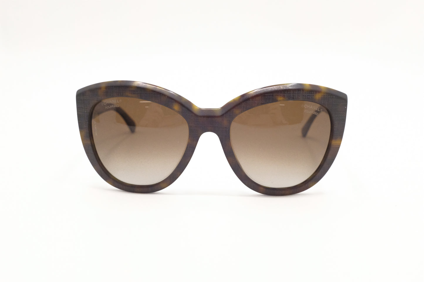 Chanel Sunglasses in Black Tortoise Shell PVC
