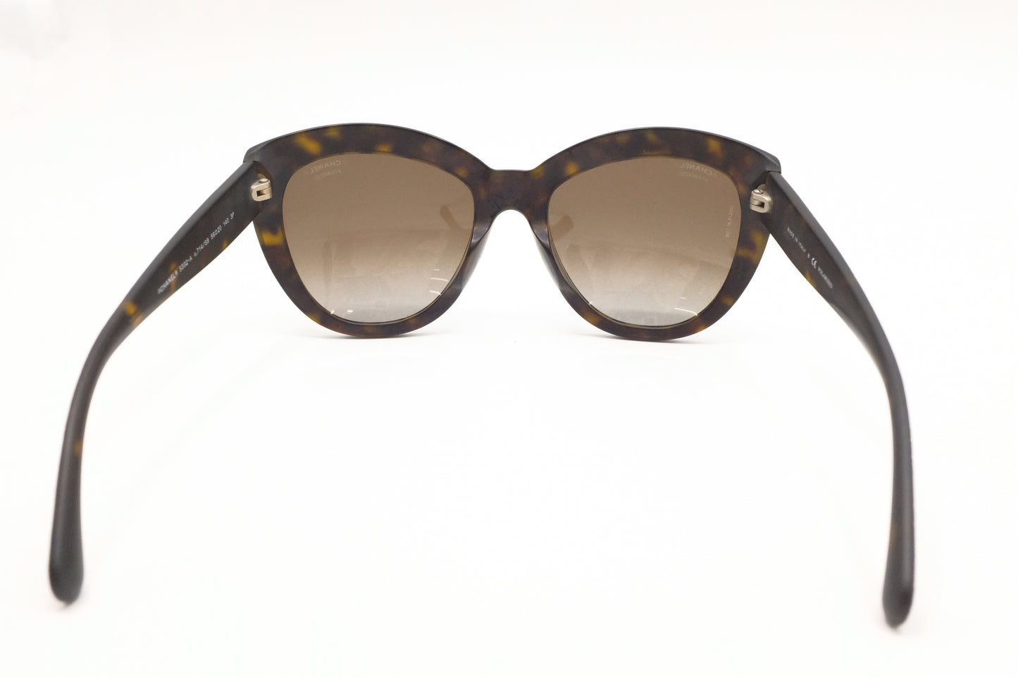 Chanel Sunglasses in Black Tortoise Shell PVC