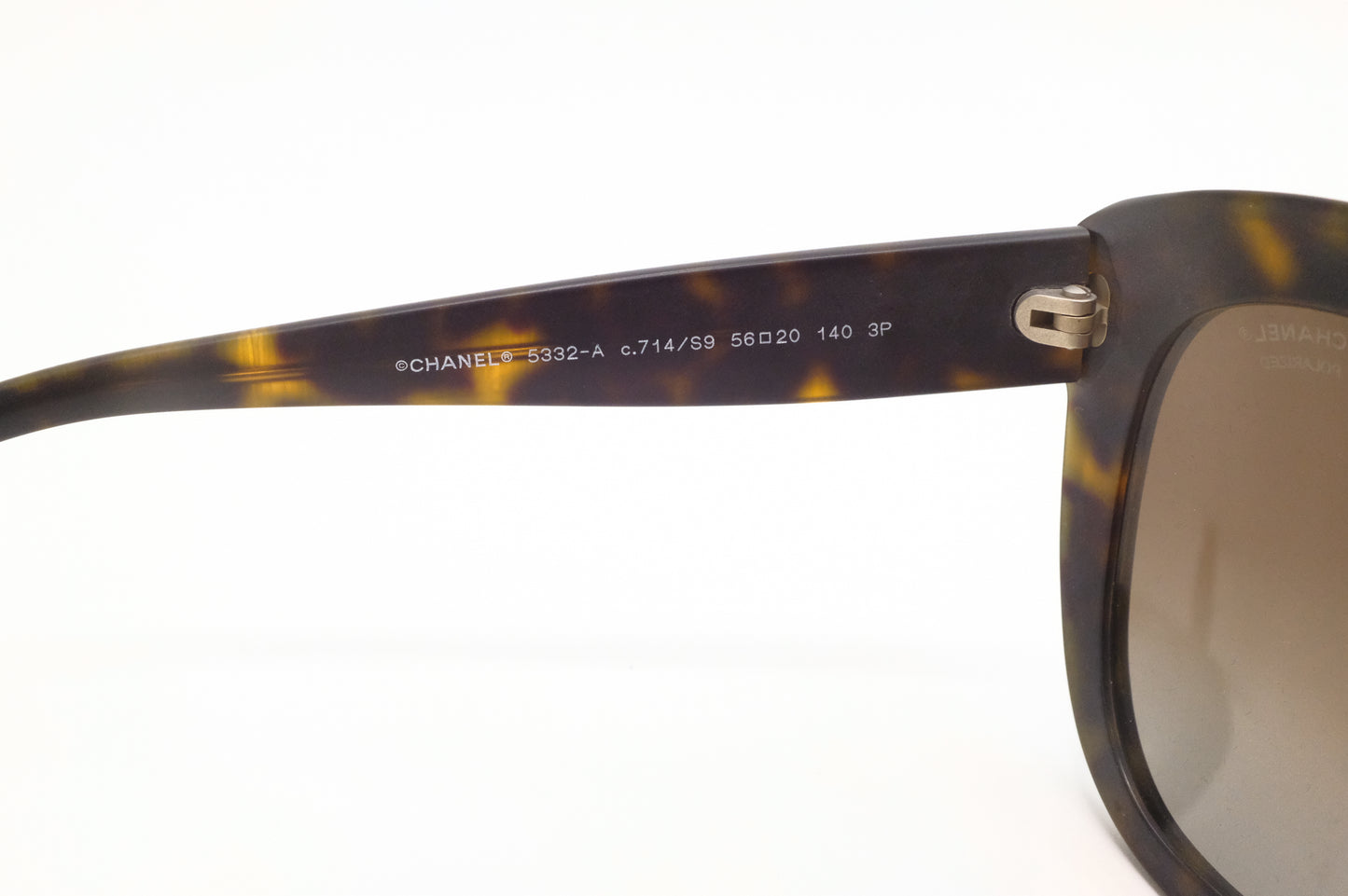 Chanel Sunglasses in Black Tortoise Shell PVC