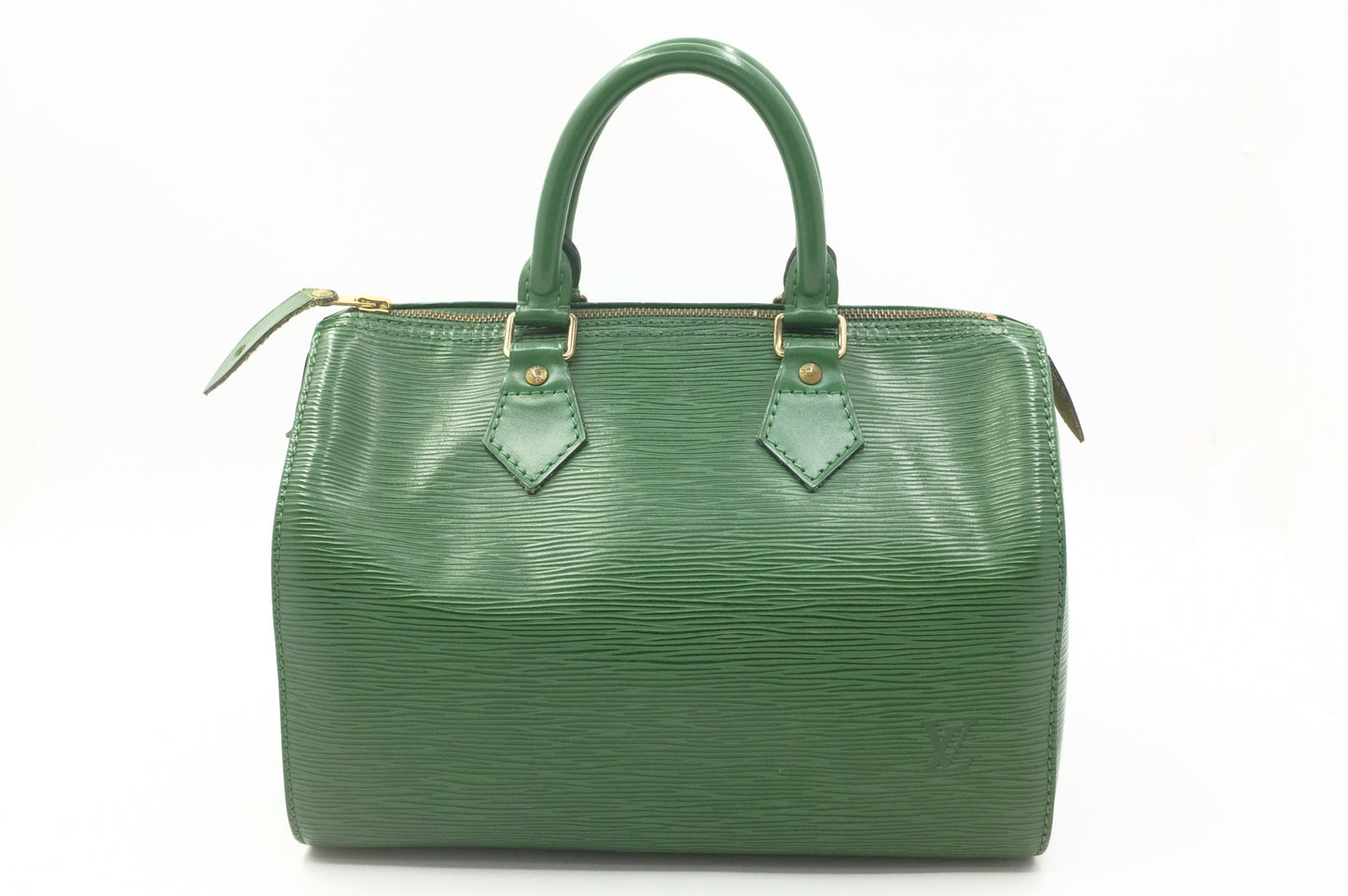 Louis Vuitton Speedy 25 in Green Epi Leather