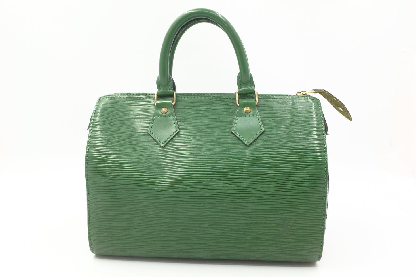 Louis Vuitton Speedy 25 in Green Epi Leather