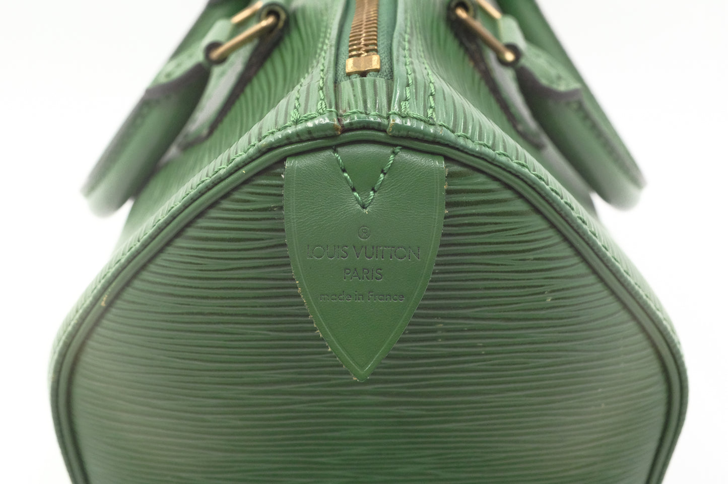 Louis Vuitton Speedy 25 in Green Epi Leather