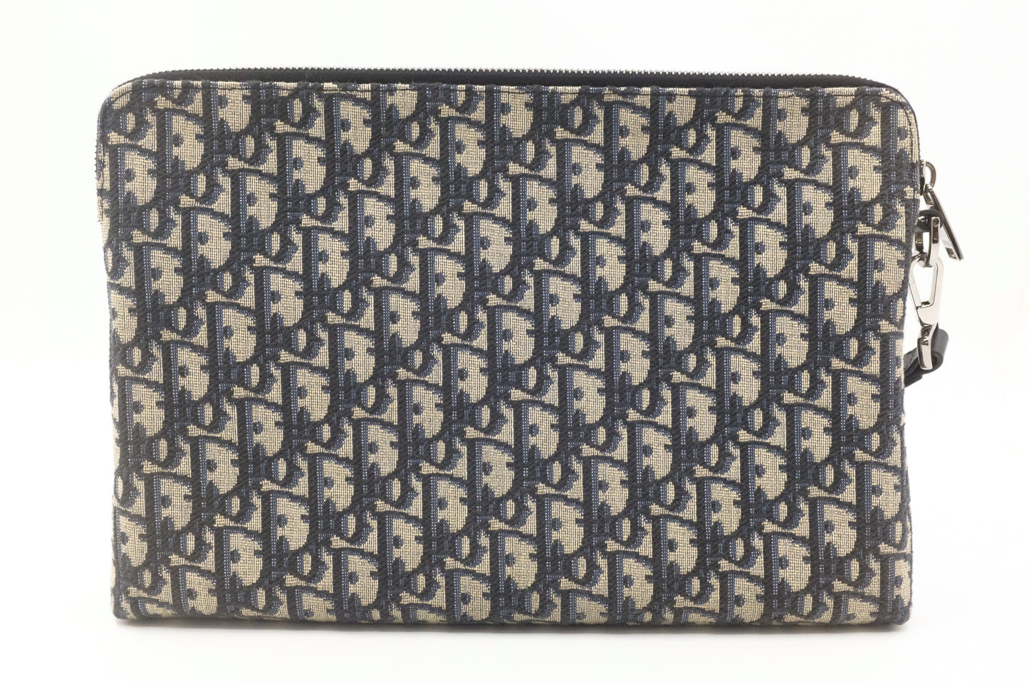 Dior Wrist Pouch in Blue Oblique Canvas