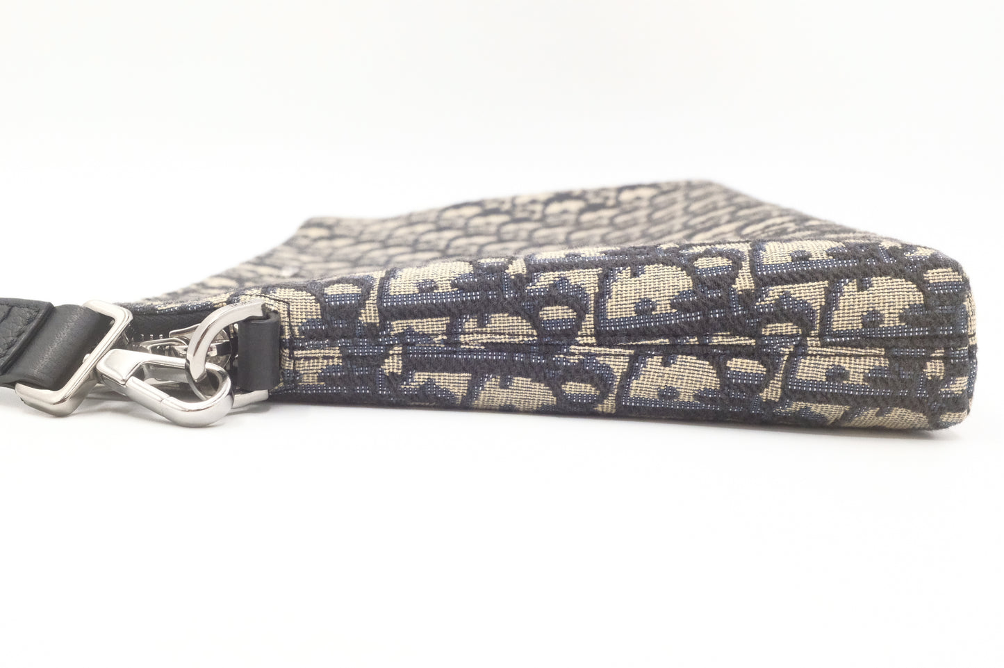 Dior Wrist Pouch in Blue Oblique Canvas
