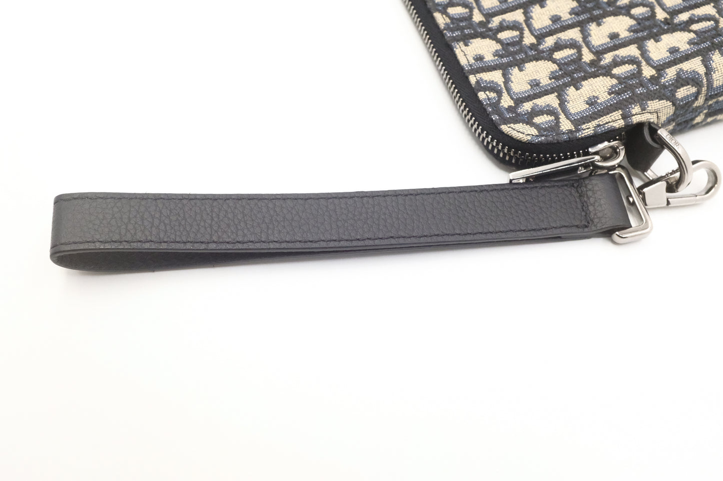 Dior Wrist Pouch in Blue Oblique Canvas