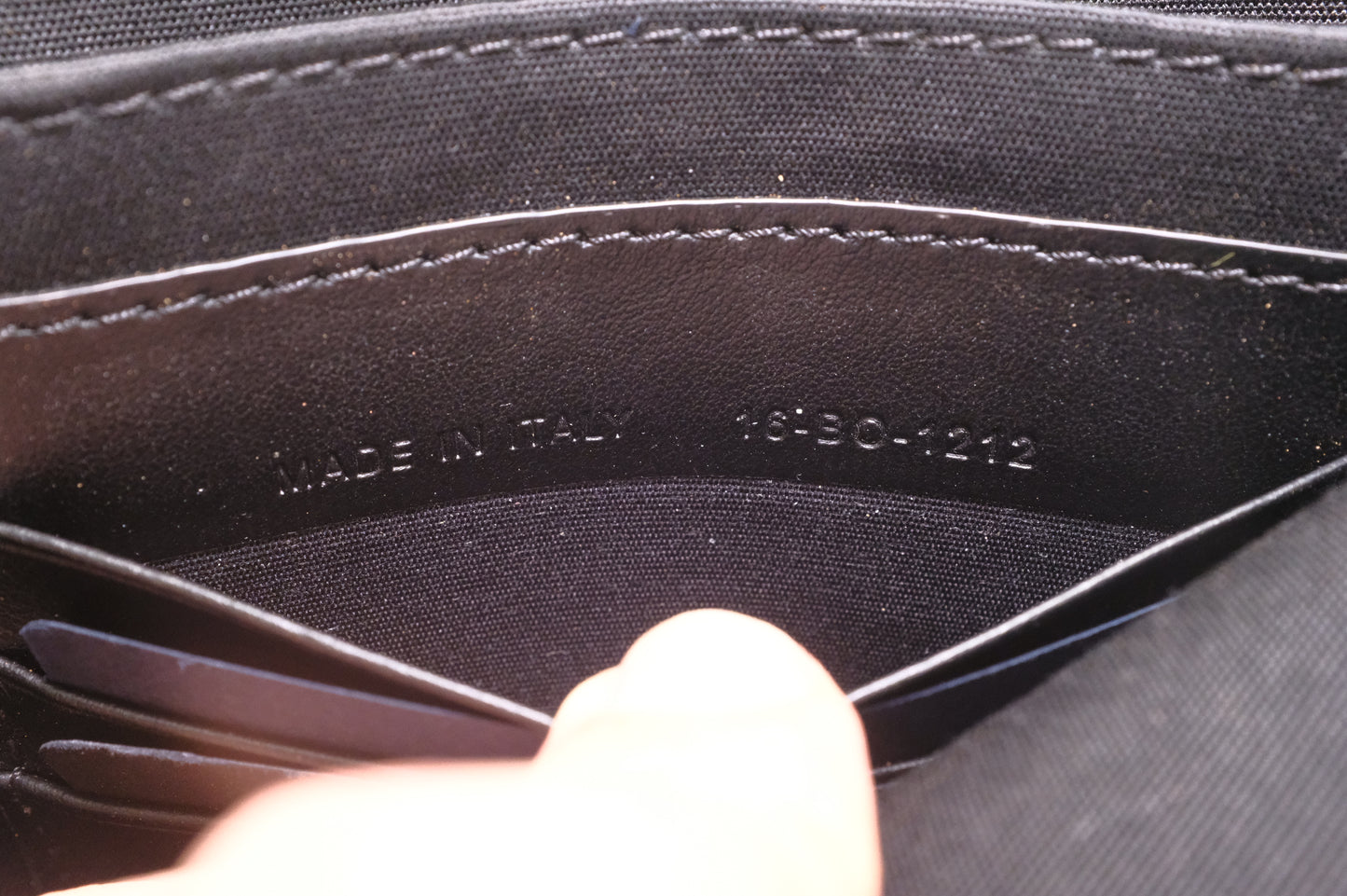 Dior Wrist Pouch in Blue Oblique Canvas