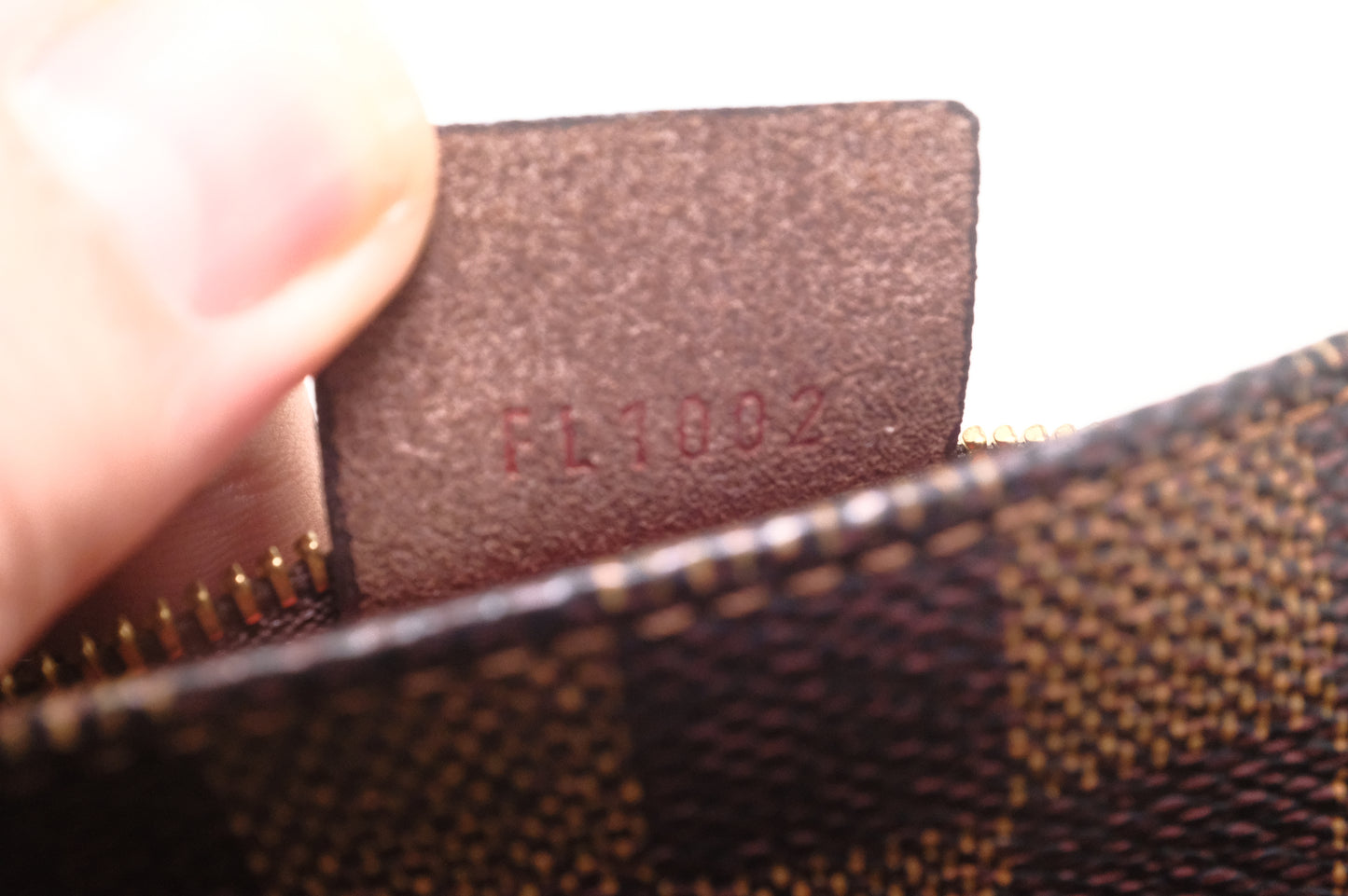 Louis Vuitton Novana Pouch in Damier Ebene Canvas