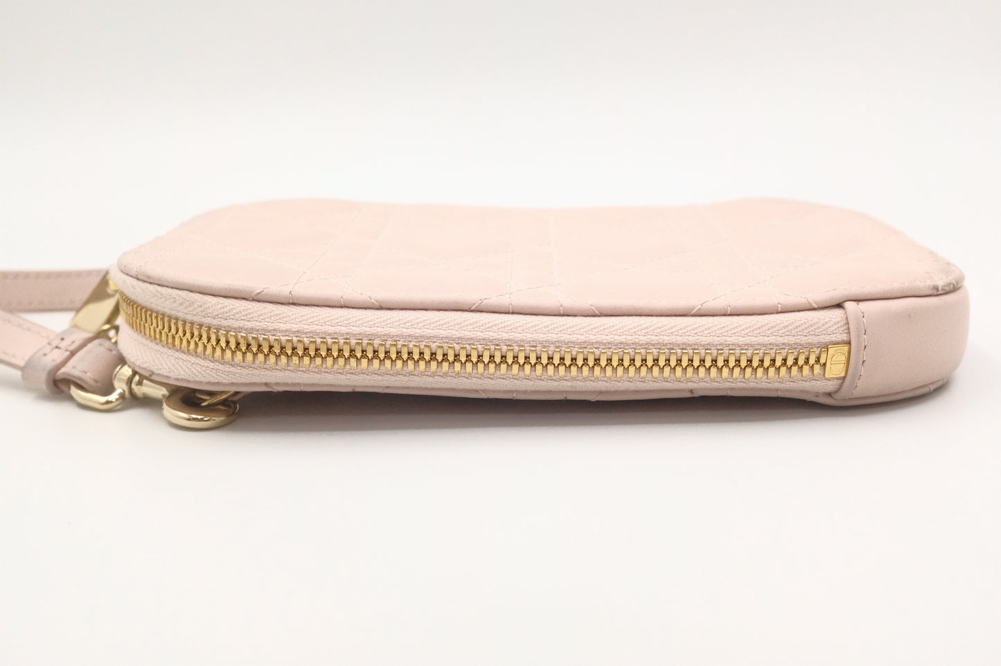 Dior Call in Dior Phone Bag in Cream Cannage Leather