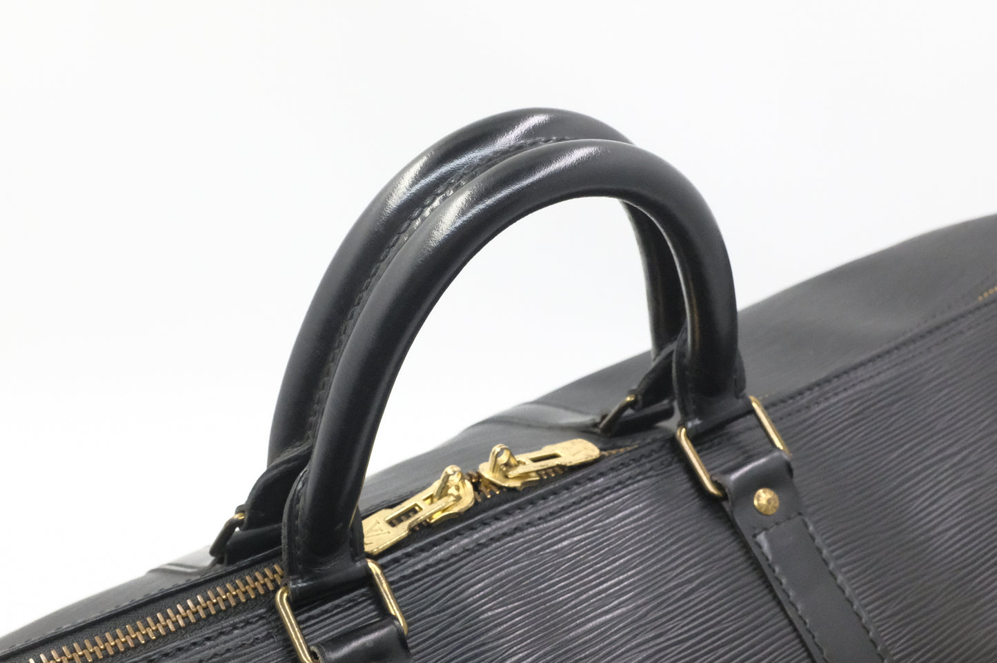 Louis Vuitton Keepall 55 in Black Epi Leather