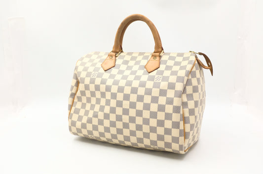 Louis Vuitton Speedy 30 in Damier Azur Canvas