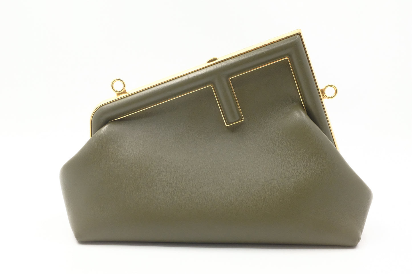 Fendi First Bag in Green Leather