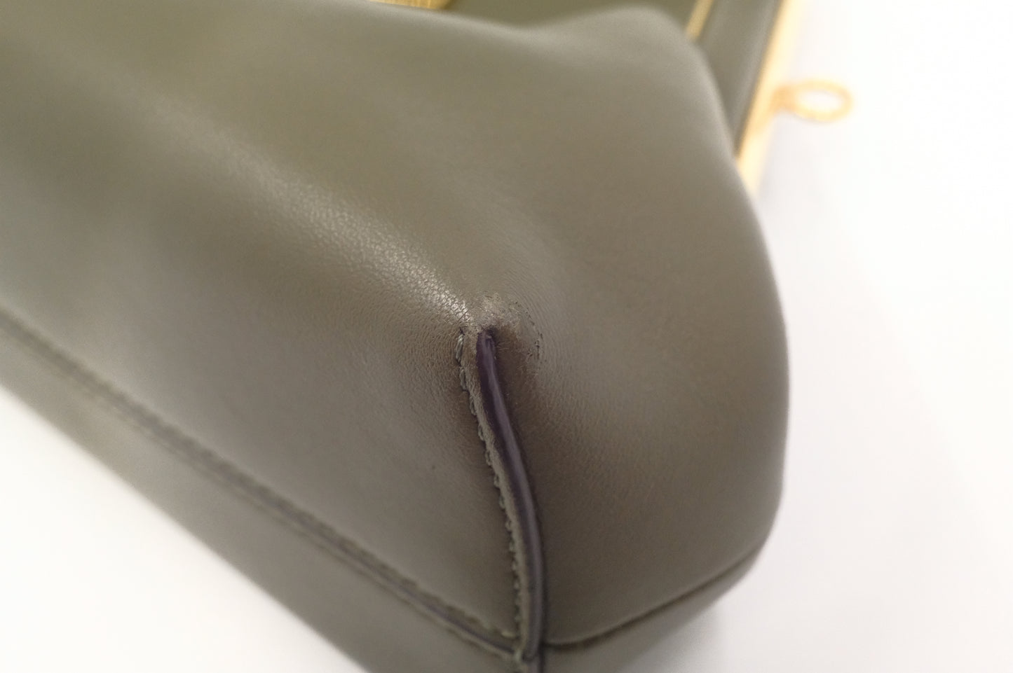Fendi First Bag in Green Leather
