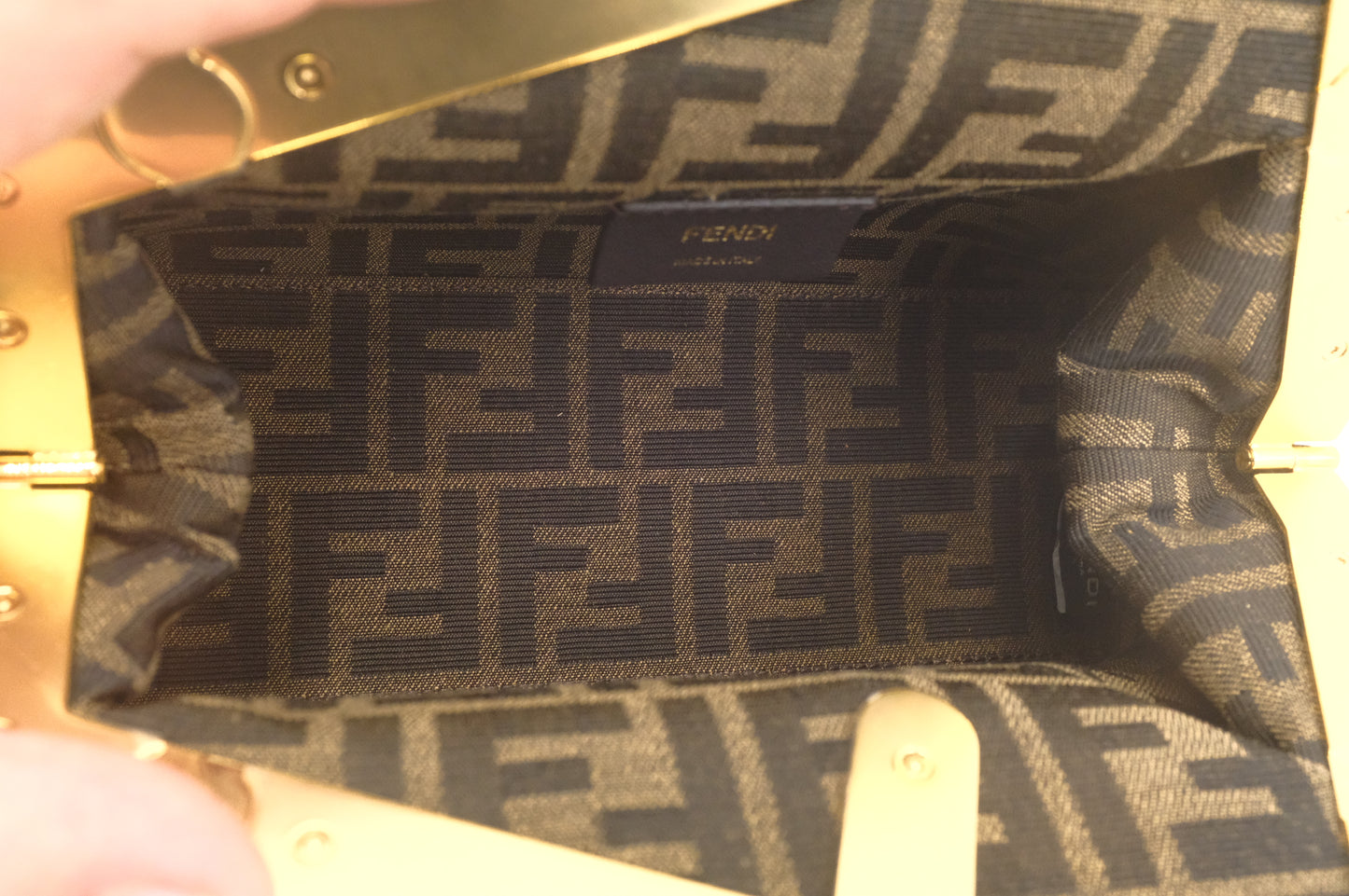 Fendi First Bag in Green Leather