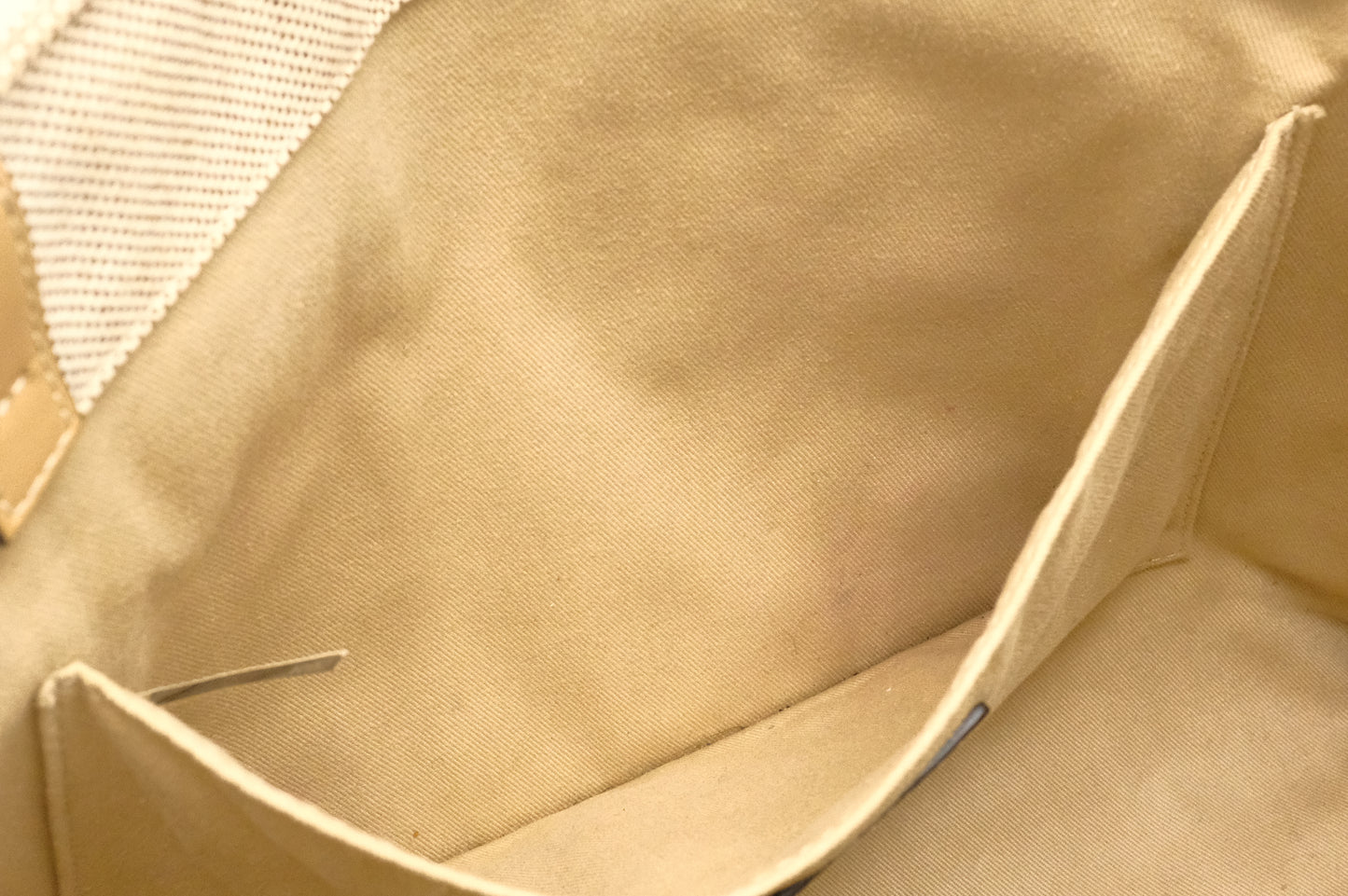 Chloe Woody Medium Tote in Beige Canvas