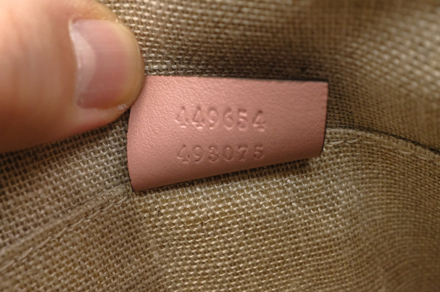 Gucci Mini Dome 2way Bag in Pink Micro Guccissima Leather