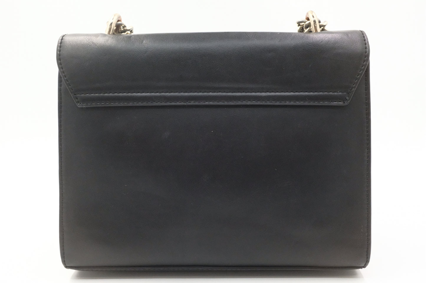 Versace Jeans Couture Shoulder Bag in Black Leather
