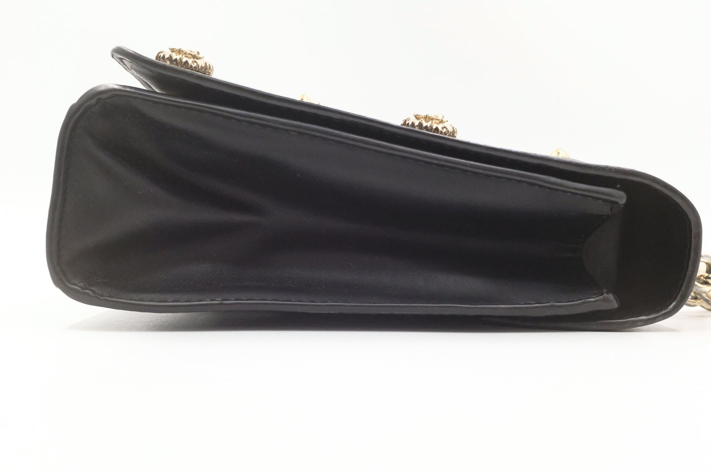Versace Jeans Couture Shoulder Bag in Black Leather