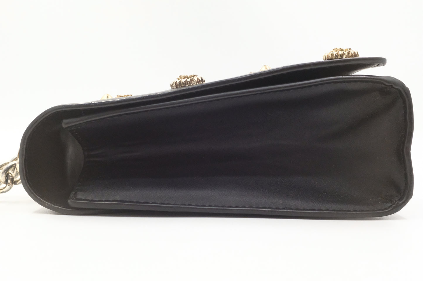 Versace Jeans Couture Shoulder Bag in Black Leather