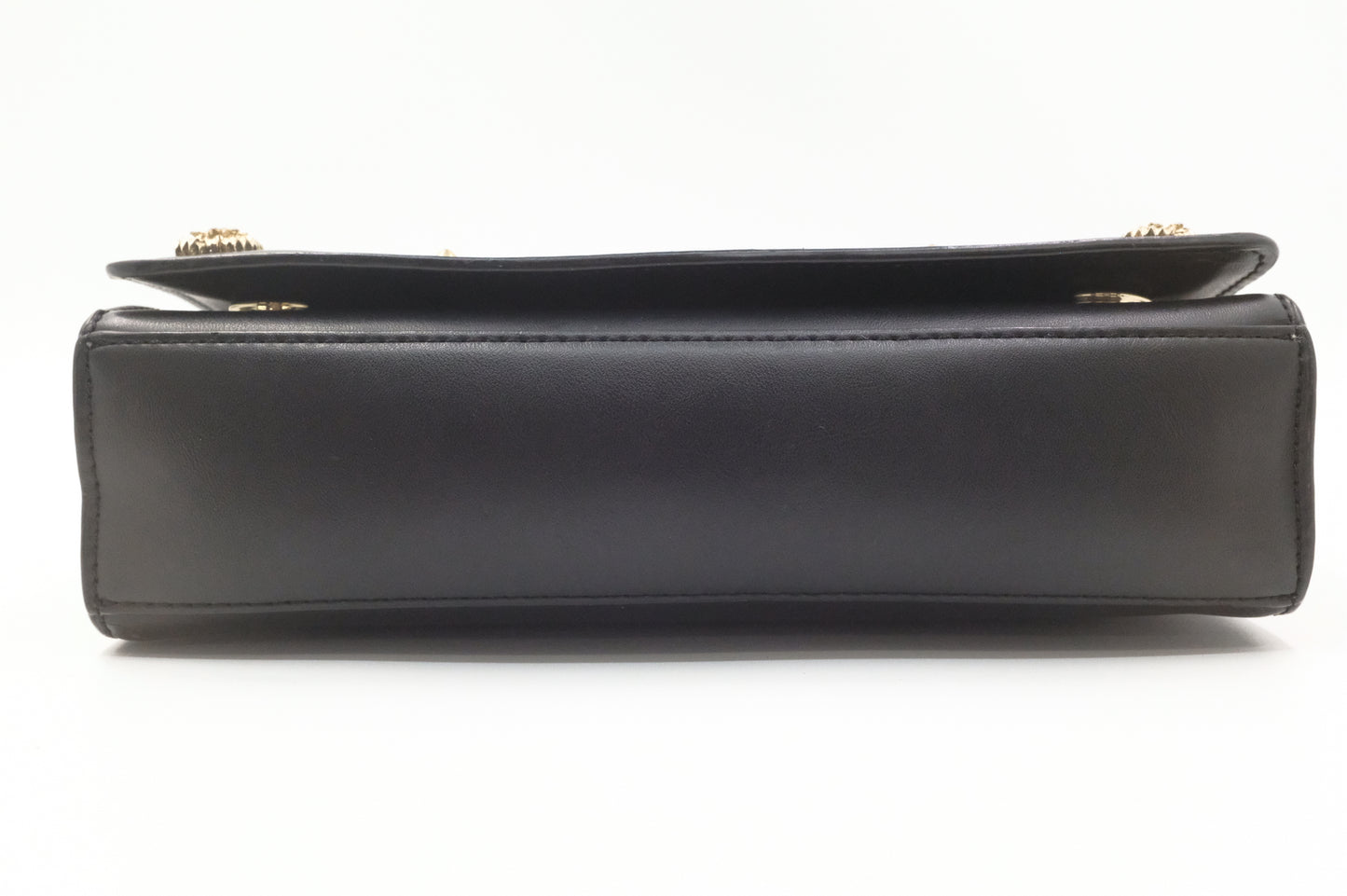 Versace Jeans Couture Shoulder Bag in Black Leather