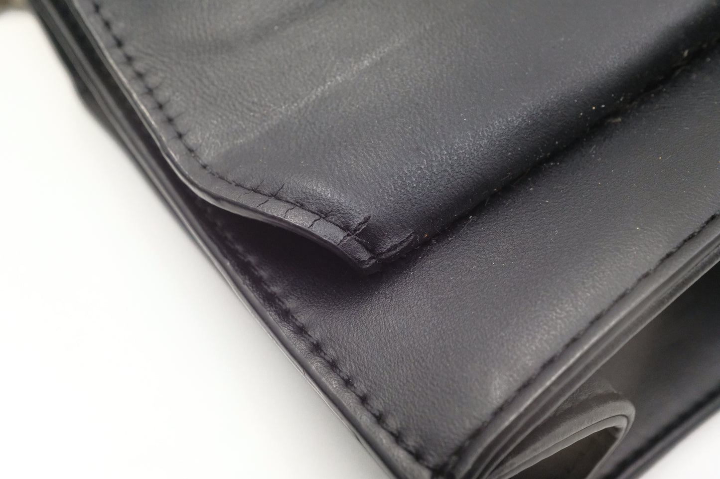 Versace Jeans Couture Shoulder Bag in Black Leather