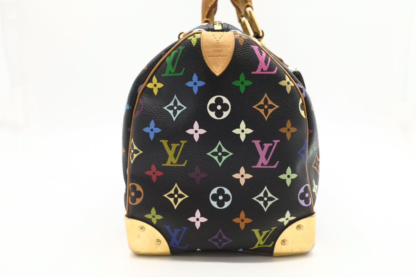 Louis Vuitton Speedy 30 in Black Multicolor Monogram Canvas