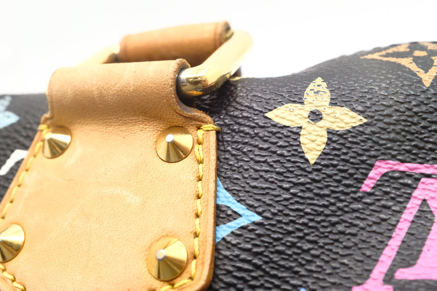 Louis Vuitton Speedy 30 in Black Multicolor Monogram Canvas