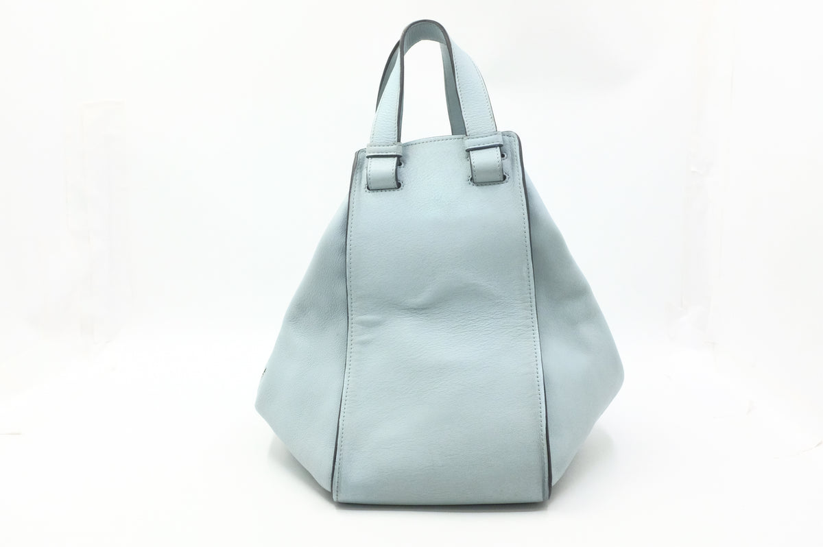 Loewe Small Hammock in Light Blue Leather