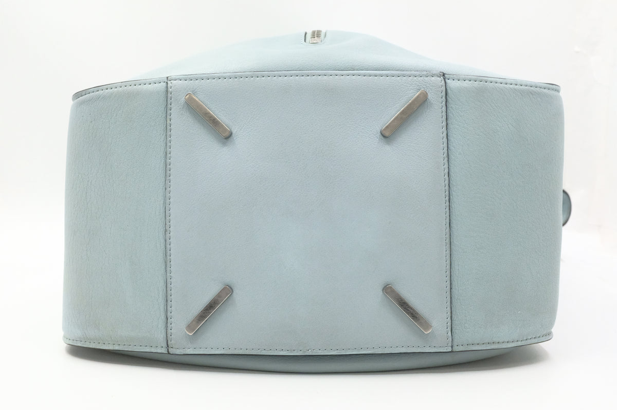 Loewe Small Hammock in Light Blue Leather