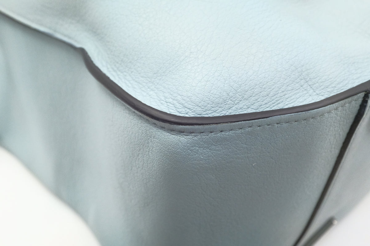 Loewe Small Hammock in Light Blue Leather