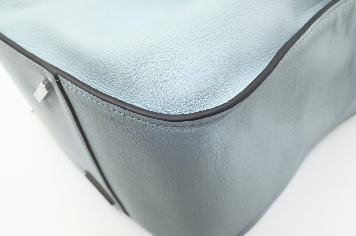 Loewe Small Hammock in Light Blue Leather