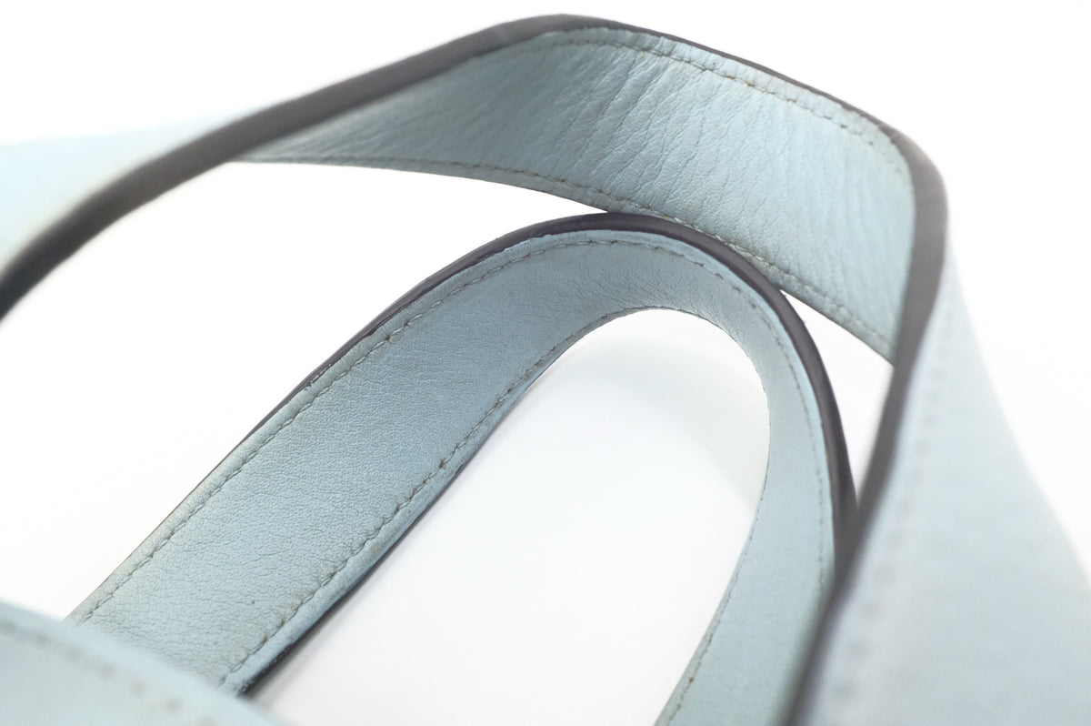 Loewe Small Hammock in Light Blue Leather