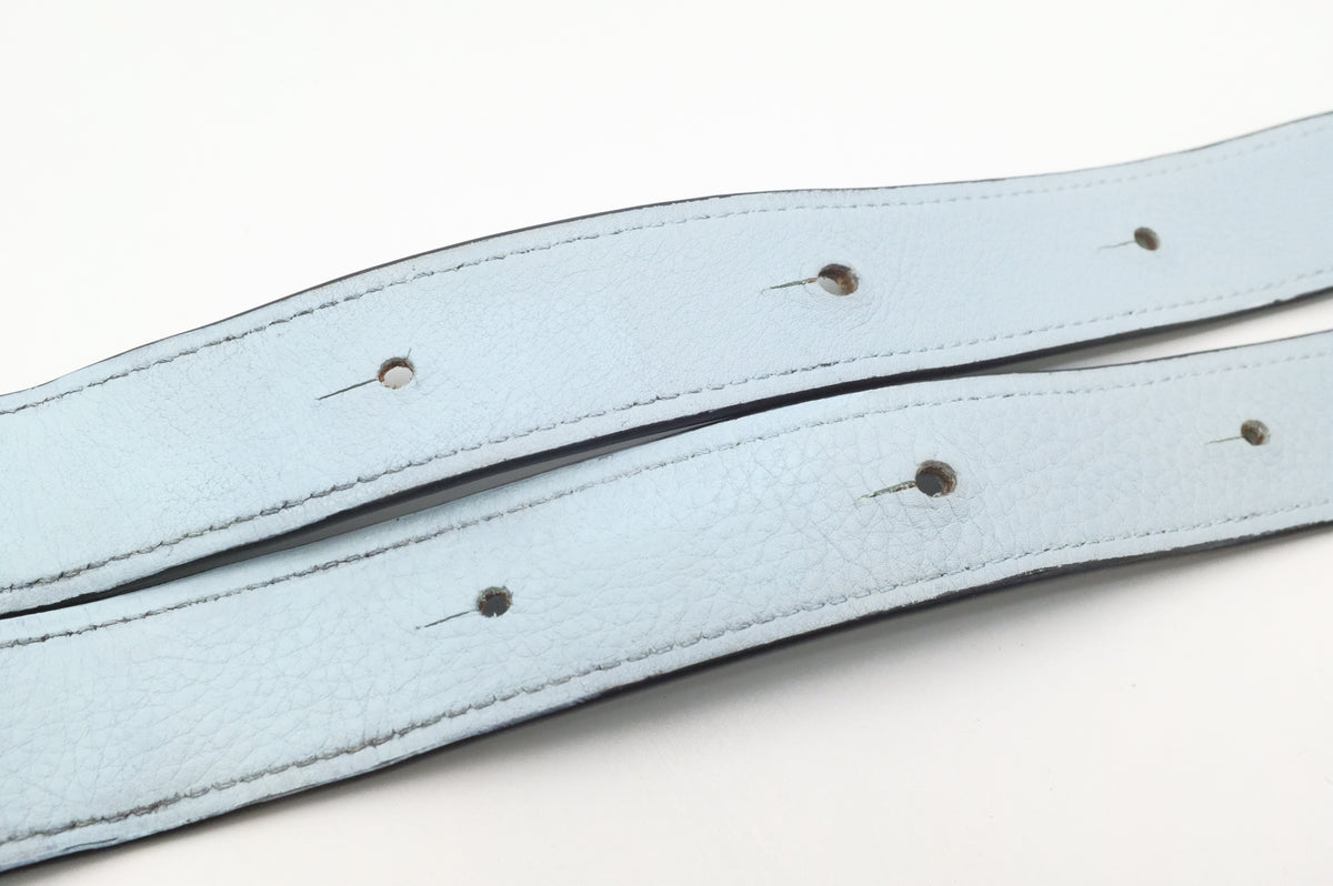 Loewe Small Hammock in Light Blue Leather