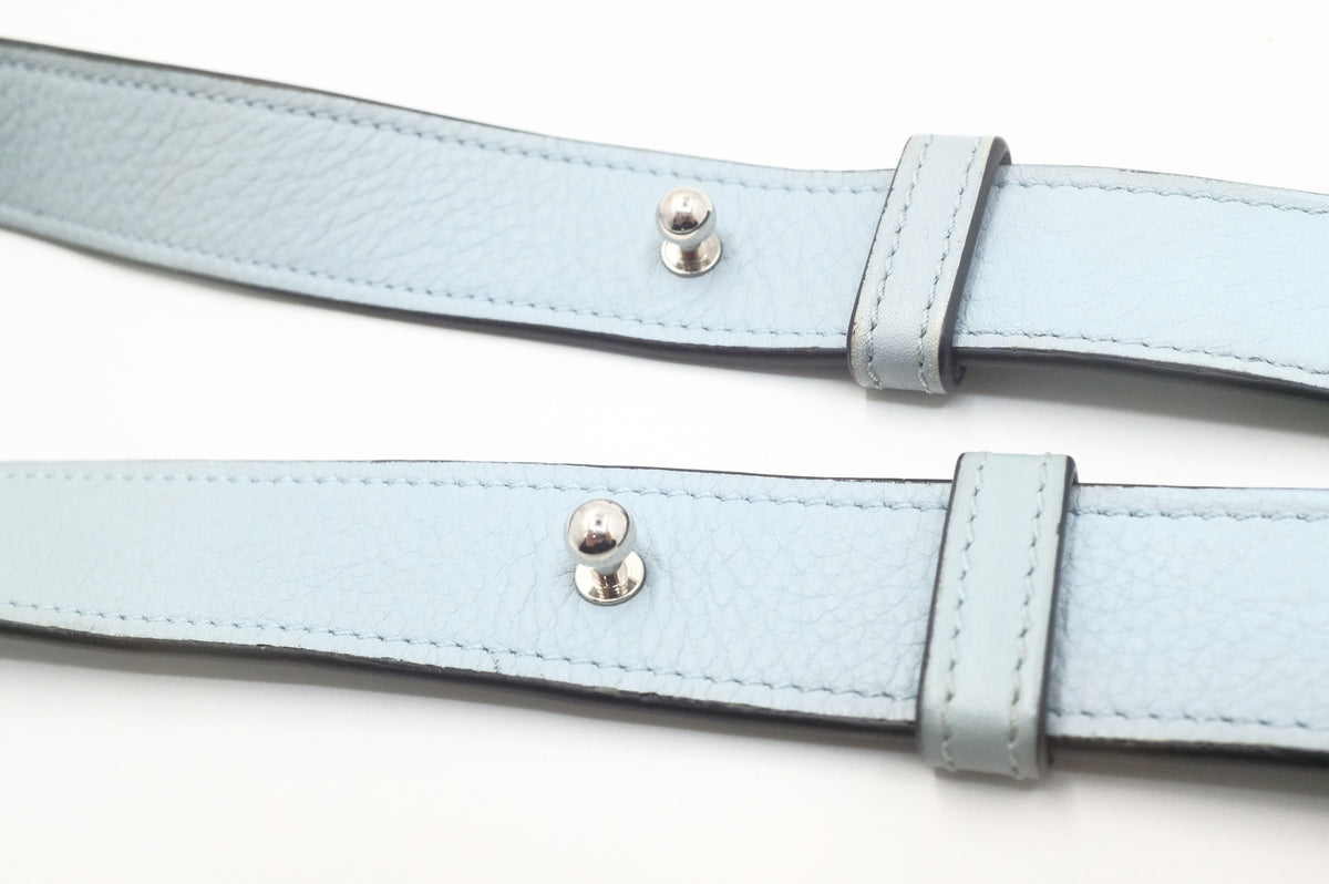Loewe Small Hammock in Light Blue Leather