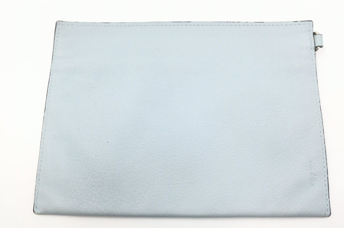 Loewe Small Hammock in Light Blue Leather