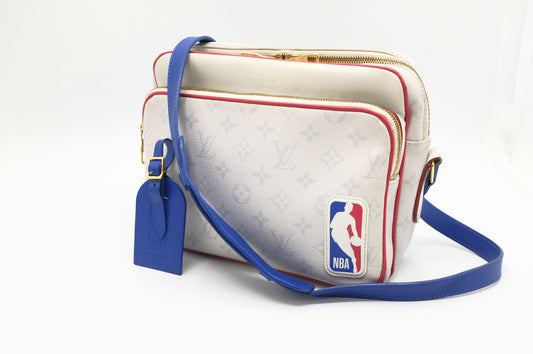 Louis Vuitton x NBA Nil Messenger Bag in Antarctica Monogram Canvas