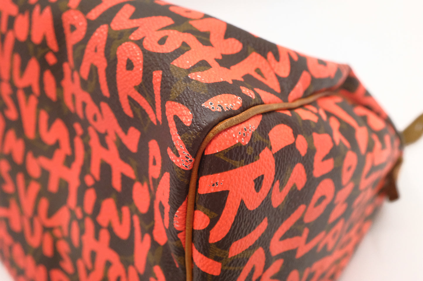 Louis Vuitton x Stephen Sprouse Speedy 30 in Orange Graffiti Canvas