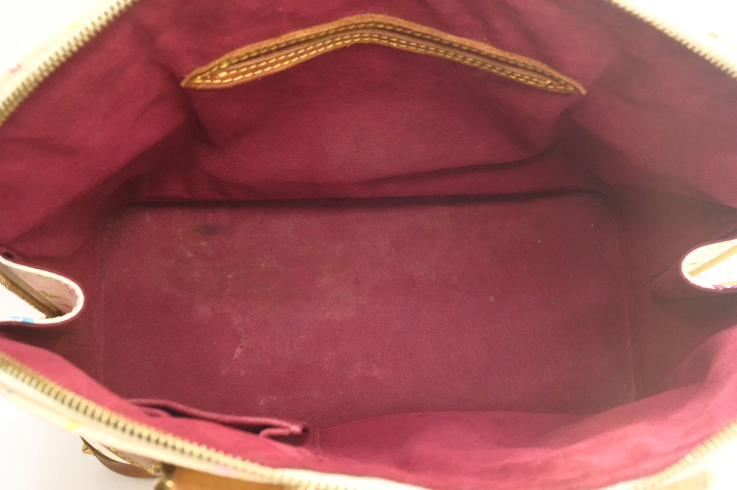 Louis Vuitton Alma PM in White Multicolor Monogram Canvas